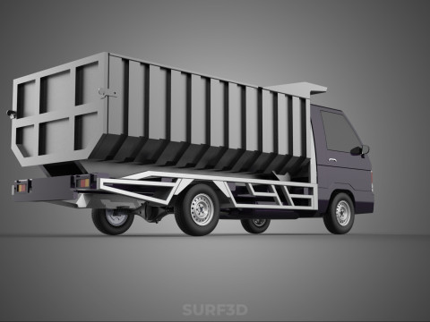 CATTLE TRANSPORT COLT DELICA L300 PICK UP CAR VEHICLE TRUCK MINI 3D 모델