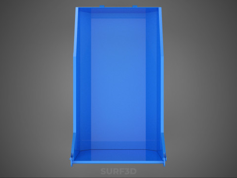 DUMP BED BODY BOX CONTAINER BIN CARGO TRUCK VEHICLE PICK UP CAR Modelo 3D