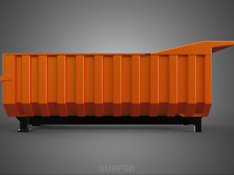 ГРУЗОВИК КРОВАТЬ САМОСВАЛЬНЫЙ КУЗОВ КОРОБКА КОНТЕЙНЕР БУНКЕР ГРУЗОВОЙ АВТОМОБИЛЬ ПИКАП АВТОМОБИЛЬ 3D Модель