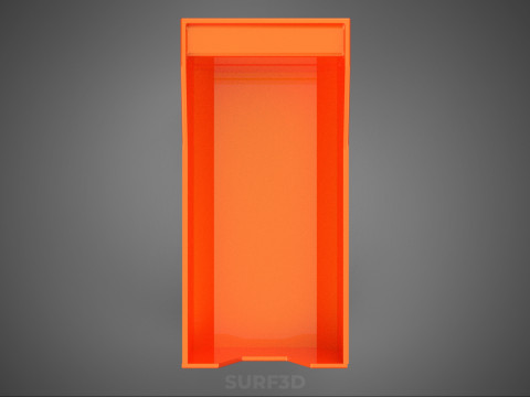 TRUCK BED DUMP BODY BOX CONTAINER BIN CARGO VEHICLE PICK UP CAR 3D Модель