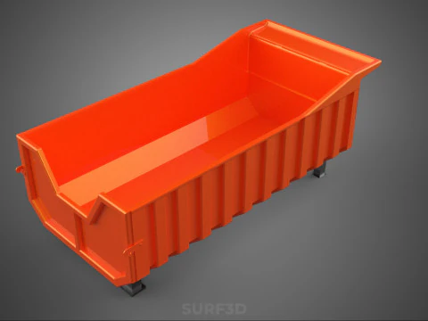 ГРУЗОВИК КРОВАТЬ САМОСВАЛЬНЫЙ КУЗОВ КОРОБКА КОНТЕЙНЕР БУНКЕР ГРУЗОВОЙ АВТОМОБИЛЬ ПИКАП АВТОМОБИЛЬ 3D Модель