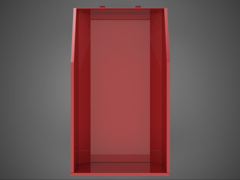 BIN TRUCK BED DUMP BODY BOX CONTAINER CARGO VEHICLE PICK UP CAR Model 3D
