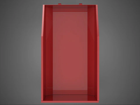 BIN CAMINH&Atilde;O CAMA DUMP BODY BOX RECIPIENTE VE&Iacute;CULO DE CARGA PICK UP CARRO Modelo 3D