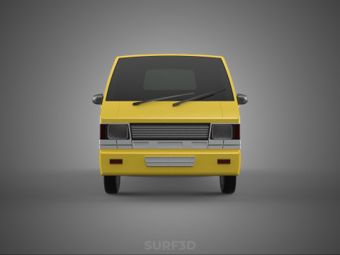 FLATBED TOW TRUCK CAR CARRIER PARKED RECOVERY SERVICE PICK UP Model 3D