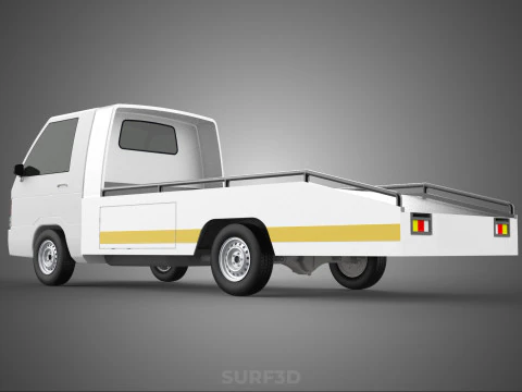 D&eacute;panneuse &agrave; plat remorquage d&eacute;panneuse PICK UP V&Eacute;HICULE DE R&Eacute;CUP&Eacute;RATION Modèle 3D