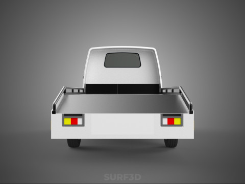 FLATBED TOW TRUCK TOWING TOWTRUCK PICK UP RECOVERY VEHICLE 3D Модель