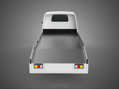 FLATBED TOW TRUCK TOWING TOWTRUCK PICK UP RECOVERY VEHICLE 3D Модель