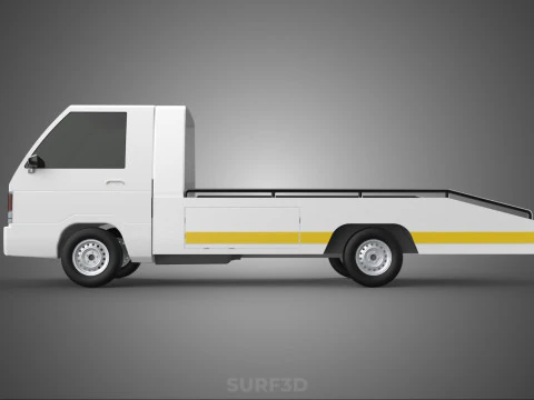 D&eacute;panneuse &agrave; plat remorquage d&eacute;panneuse PICK UP V&Eacute;HICULE DE R&Eacute;CUP&Eacute;RATION Modèle 3D