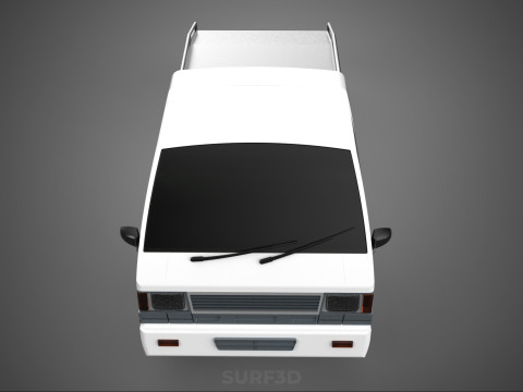 FLATBED TOW TRUCK TOWING TOWTRUCK PICK UP RECOVERY VEHICLE 3D Модель