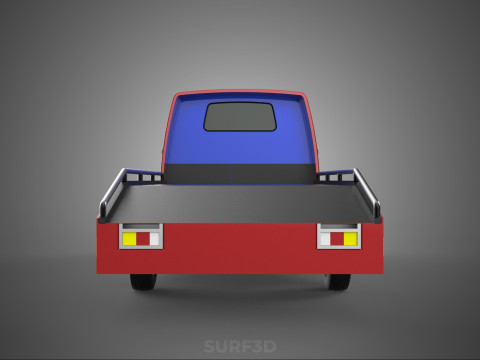TOW TRUCK FLATBED TOWING MOTOR SERVICE PICK UP RECOVERY VEHICLE Modèle 3D