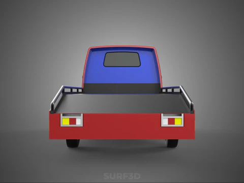TOW TRUCK FLATBED TOWING MOTOR SERVICE PICK UP RECOVERY VEHICLE 3D Model