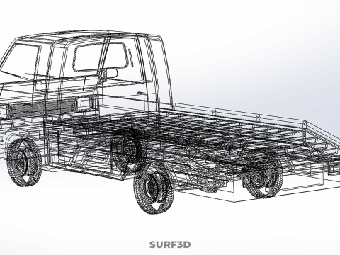 TOW TRUCK FLATBED TOWING MOTOR SERVICE PICK UP RECOVERY VEHICLE Modèle 3D
