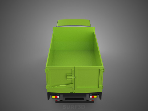 DELICA L300 GARBAGE RUBBISH TRASH WASTE CONTAINER DUMP TRUCK CAR 3D Модель