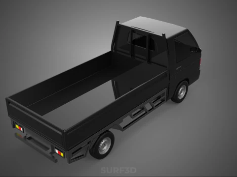 PICK UP PONTE PIATTO COLT DELICA L300 PICKUP AUTO CAMION CARRY TRITON Modello 3D