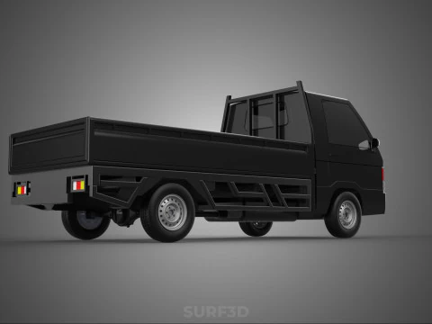 PICK UP PONTE PIATTO COLT DELICA L300 PICKUP AUTO CAMION CARRY TRITON Modello 3D