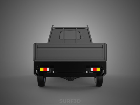 PICK UP FLAT DECK COLT DELICA L300 PICKUP CAR TRUCK CARRY TRITON 3D Модель