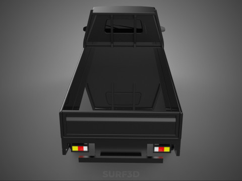 PICK UP FLAT DECK COLT DELICA L300 PICKUP CAR TRUCK CARRY TRITON 3D Модель