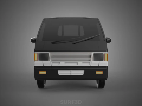 PICK UP PONTE PIATTO COLT DELICA L300 PICKUP AUTO CAMION CARRY TRITON Modello 3D