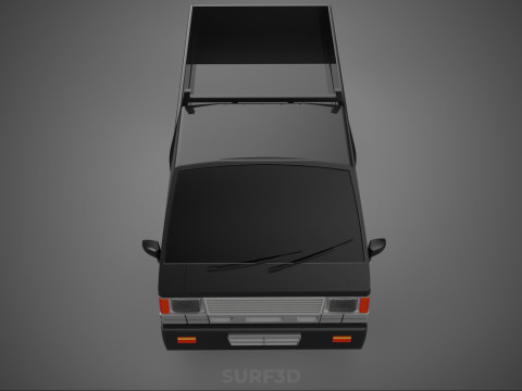PICK UP FLAT DECK COLT DELICA L300 PICKUP CAR TRUCK CARRY TRITON 3D Модель