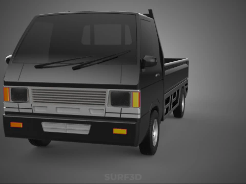 PICK UP PONTE PIATTO COLT DELICA L300 PICKUP AUTO CAMION CARRY TRITON Modello 3D