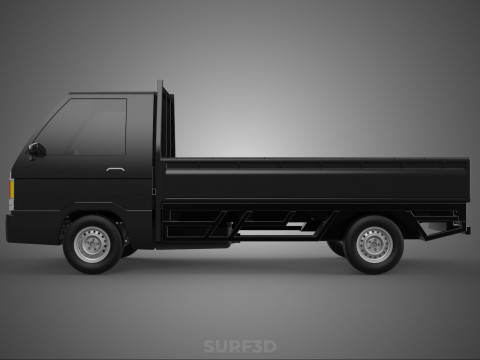 PICK UP FLAT DECK COLT DELICA L300 PICKUP CAR TRUCK CARRY TRITON 3D Модель