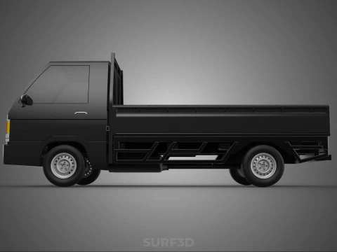 PICK UP PONTE PIATTO COLT DELICA L300 PICKUP AUTO CAMION CARRY TRITON Modello 3D