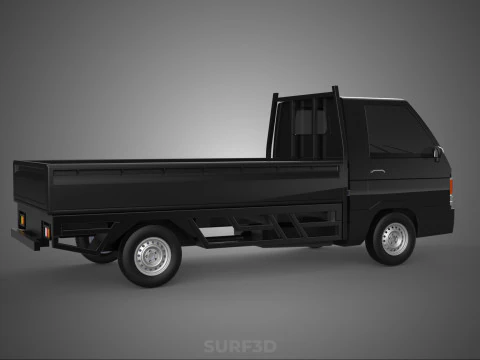 PICK UP PONTE PIATTO COLT DELICA L300 PICKUP AUTO CAMION CARRY TRITON Modello 3D