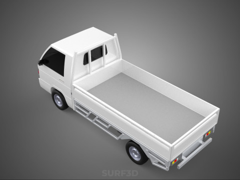 FLAT DECK PICK UP COLT DELICA L300 DIESEL PICKUP CAR TRUCK CARRY 3D Model