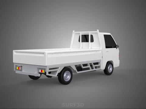 FLAT DECK PICK UP COLT DELICA L300 DIESEL PICKUP CAR TRUCK CARRY 3D Model