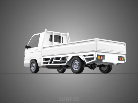 FLAT DECK PICK UP COLT DELICA L300 DIESEL PICKUP CAR TRUCK CARRY 3D Model