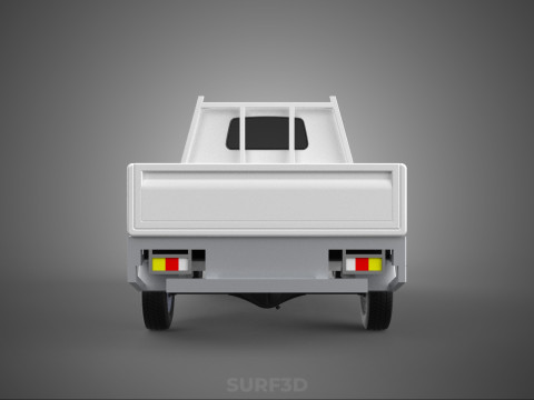 FLAT DECK PICK UP COLT DELICA L300 DIESEL PICKUP CAR TRUCK CARRY 3D Model