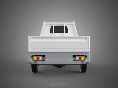 FLAT DECK PICK UP COLT DELICA L300 DIESEL PICKUP CAR TRUCK CARRY 3D Model