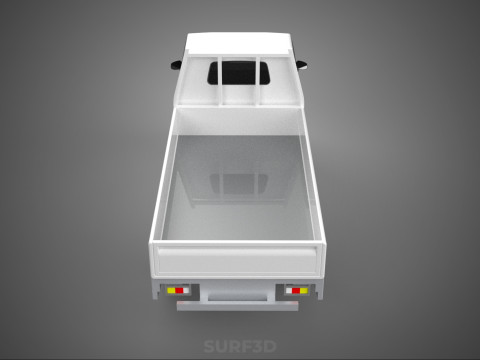 FLAT DECK PICK UP COLT DELICA L300 DIESEL PICKUP CAR TRUCK CARRY 3D Model