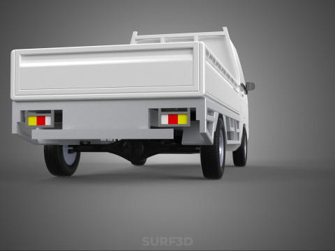 FLAT DECK PICK UP COLT DELICA L300 DIESEL PICKUP CAR TRUCK CARRY 3D Model