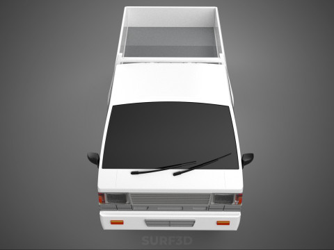 FLAT DECK PICK UP COLT DELICA L300 DIESEL PICKUP CAR TRUCK CARRY 3D Model