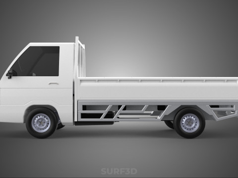 FLAT DECK PICK UP COLT DELICA L300 DIESEL PICKUP CAR TRUCK CARRY 3D Model