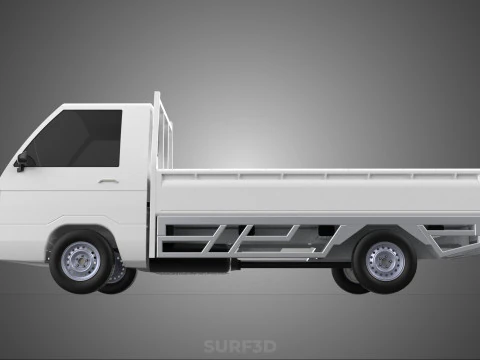 FLAT DECK PICK UP COLT DELICA L300 DIESEL PICKUP CAR TRUCK CARRY 3D Model