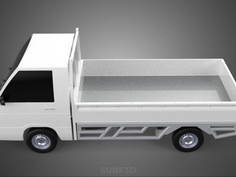 FLAT DECK PICK UP COLT DELICA L300 DIESEL PICKUP CAR TRUCK CARRY 3D Model