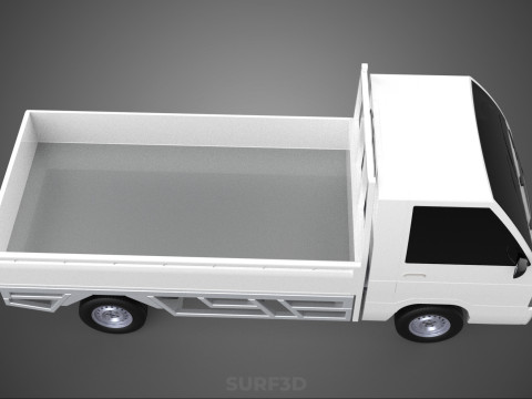 FLAT DECK PICK UP COLT DELICA L300 DIESEL PICKUP CAR TRUCK CARRY 3D Model