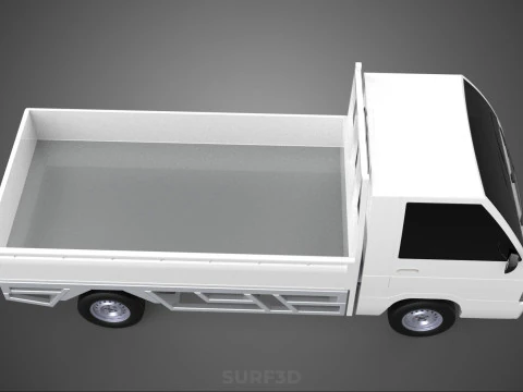 FLAT DECK PICK UP COLT DELICA L300 DIESEL PICKUP CAR TRUCK CARRY 3D Model