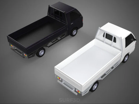PICKUP FLAT DECK PICK UP COLT DELICA L300 CARRO CAMINH&Atilde;O TRANSPORTE DIESEL Modelo 3D