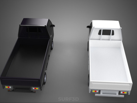 PICKUP FLAT DECK PICK UP COLT DELICA L300 CAR TRUCK CARRY DIESEL 3D Model