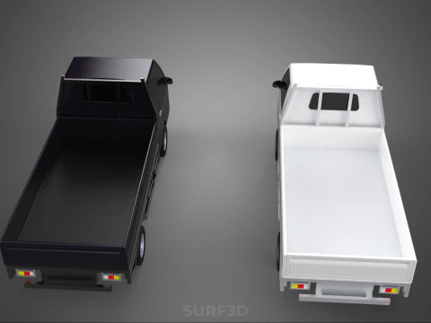 PICKUP FLAT DECK PICK UP COLT DELICA L300 CAR TRUCK CARRY DIESEL 3D Model
