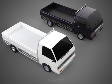 PICKUP FLAT DECK PICK UP COLT DELICA L300 CAR TRUCK CARRY DIESEL 3D Model