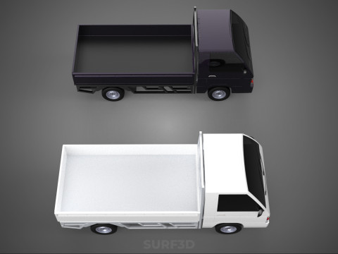 PICKUP FLAT DECK PICK UP COLT DELICA L300 CAR TRUCK CARRY DIESEL 3D Model