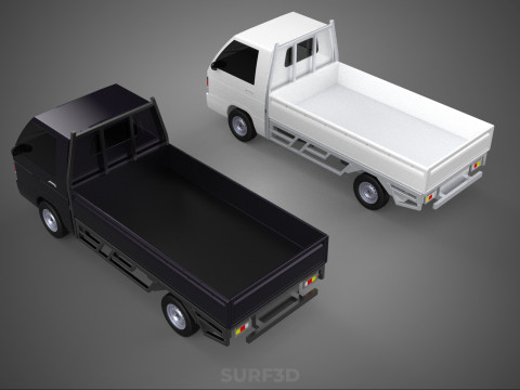 PICKUP FLAT DECK PICK UP COLT DELICA L300 CAR TRUCK CARRY DIESEL 3D Model