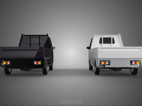 PICKUP FLAT DECK PICK UP COLT DELICA L300 CAR TRUCK CARRY DIESEL 3D Model
