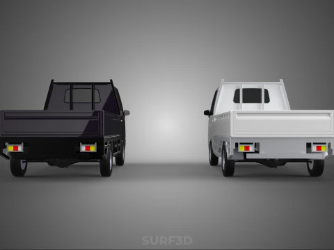PICKUP FLAT DECK PICK UP COLT DELICA L300 CAR TRUCK CARRY DIESEL 3D Model