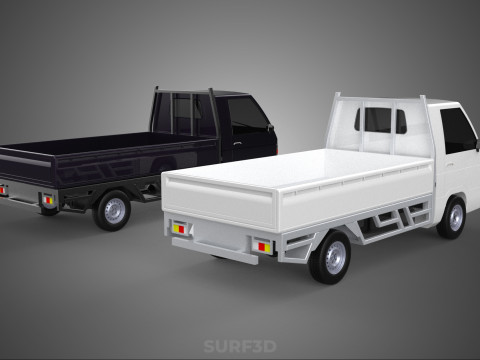 PICKUP FLAT DECK PICK UP COLT DELICA L300 CAR TRUCK CARRY DIESEL 3D Model