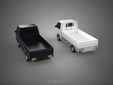 PICKUP FLAT DECK PICK UP COLT DELICA L300 CAR TRUCK CARRY DIESEL 3D Model